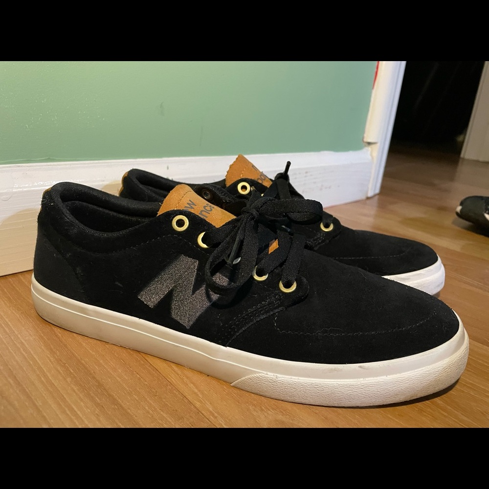 New Balance 345 Brighton Black/Brown Suede Size 9